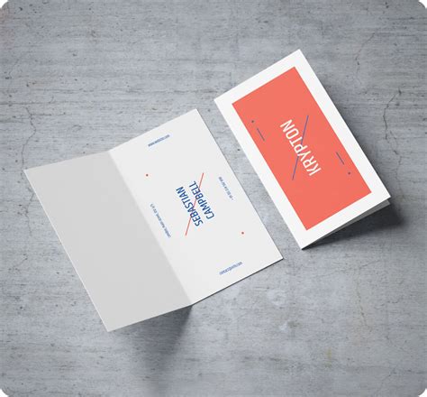 custom folding cards for business.